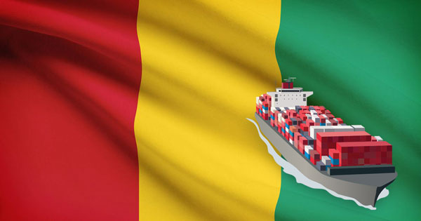 перевозка грузов и автомобилей в Гвинею